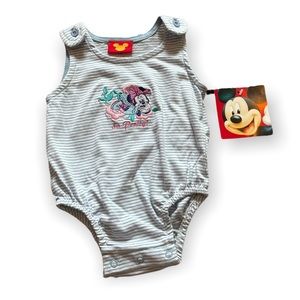 Disney's Mickey Mouse Catton Apparel Group Stripe Tank One Piece Minnie Mouse